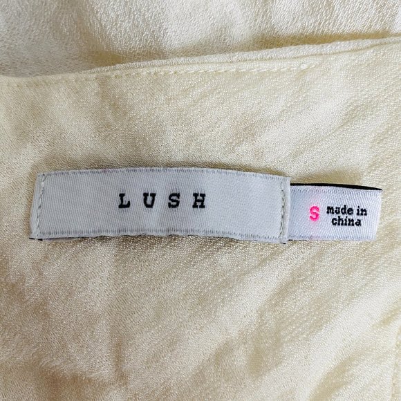 LUSH Tie Front Spaghetti Strap V-Neck Top #AH6 - Picture 5 of 7